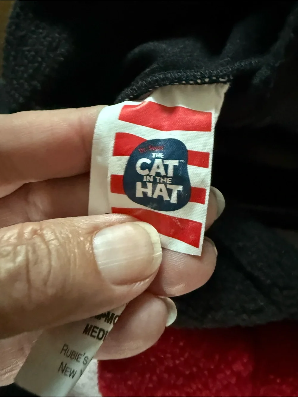 Cat in the Hat Dr. Seuss Costume Halloween Size Medium - Picture 3 of 5